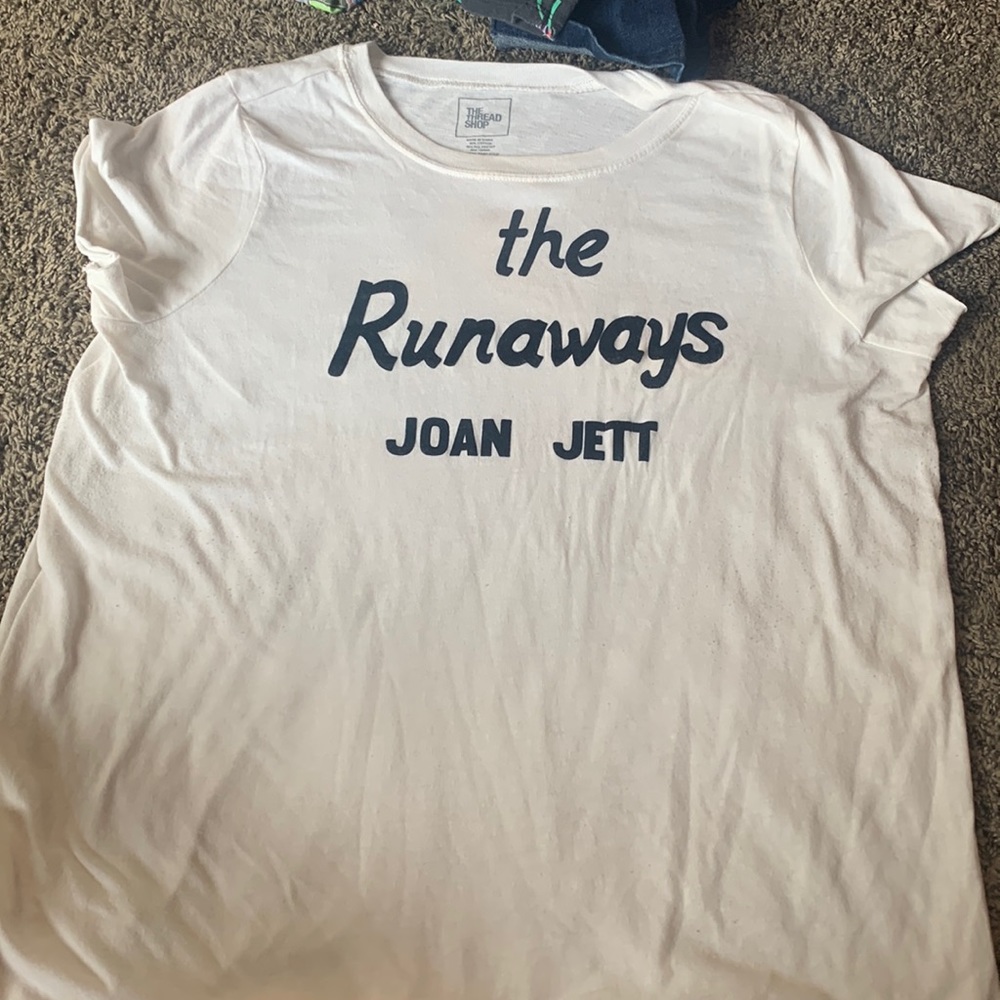 The runaways Joan jet ladies soft knit band T